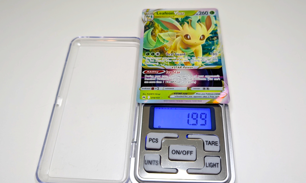 weighing scale for pokémon cards