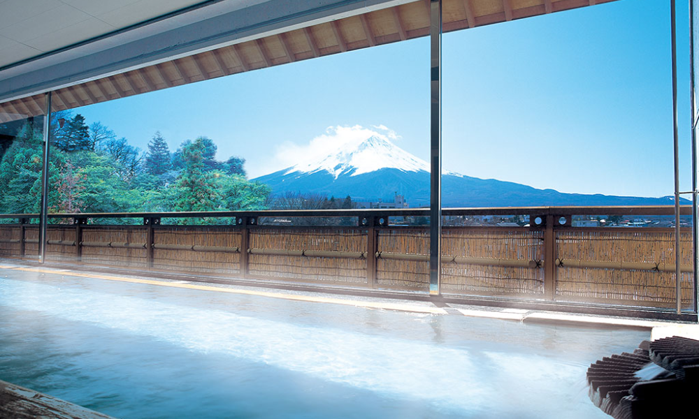 Konansou bathhouses view of mount fuji