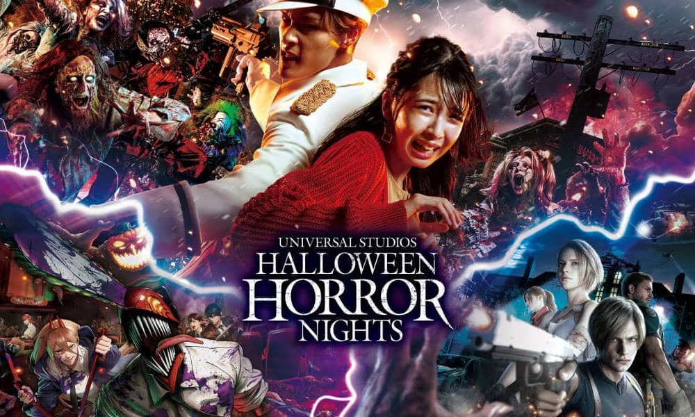 universal studios japan halloween night