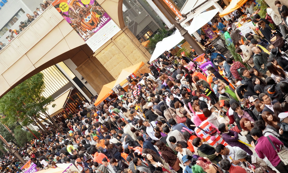 kawasaki halloween in japan