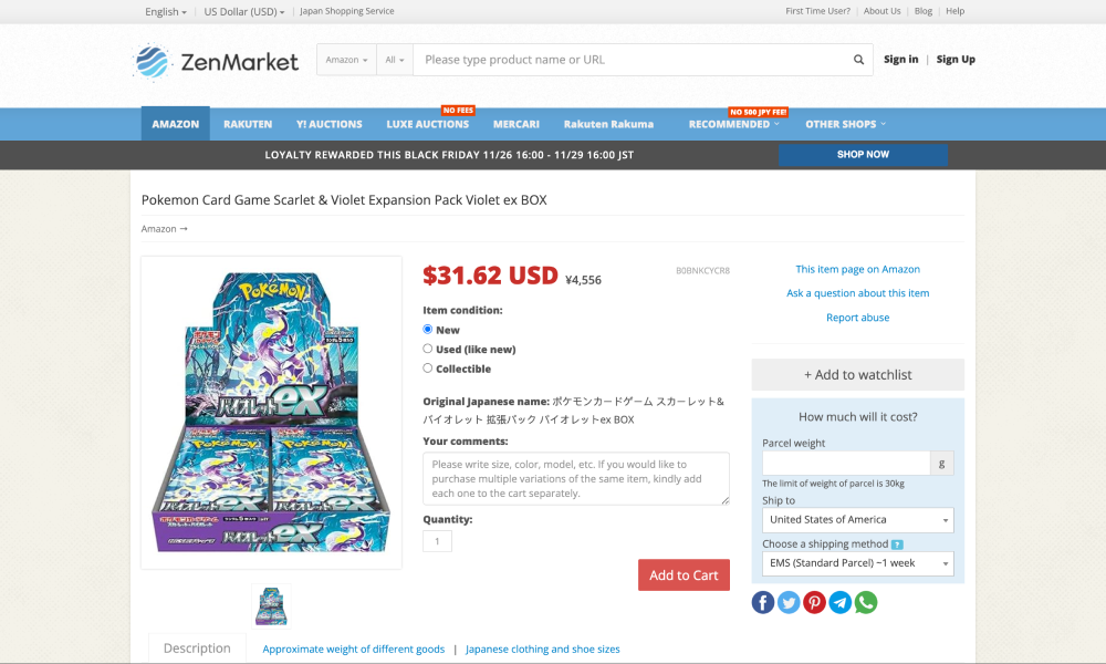 buying items from Japan made easy with ZenMarket, japan proxy service, low service fee