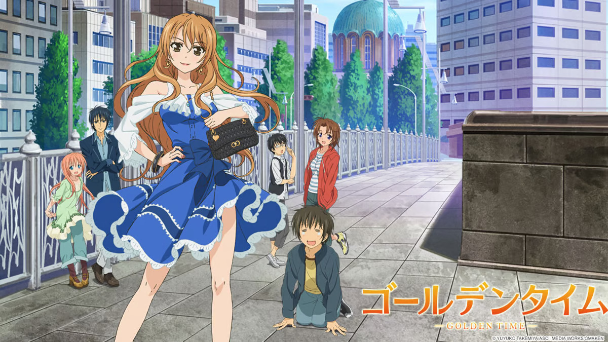 golden time anime, koko and banri, romance anime, romcom anime, kaga koko, tada banri