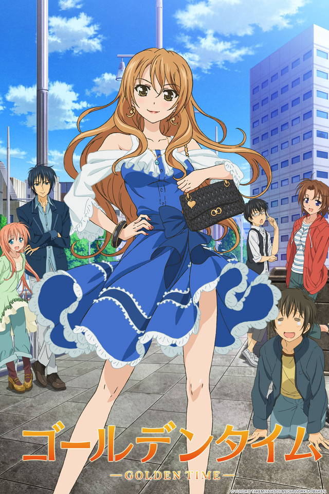 golden time anime, kaga koko, tada banri, romcom anime, best romcom anime, crunchyroll, netflix, chiaki kon