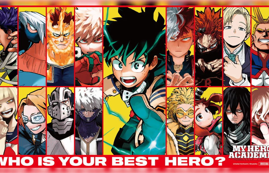 results of world best hero poll, world best hero mha vote, katsuki bakugo takes first place and wins title of THE MHA, mha popularity poll 2024 vote