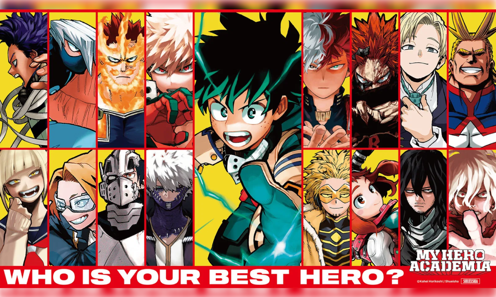 results of world best hero poll, world best hero mha vote, katsuki bakugo takes first place and wins title of THE MHA, mha popularity poll 2024 vote