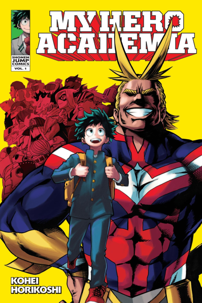 my hero academia, mha, midoriya izuku, UA high school, All might, mha manga, my hero academia manga,