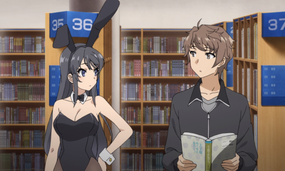 mai and sakuta, bunny girl anime, best anime 2018, 