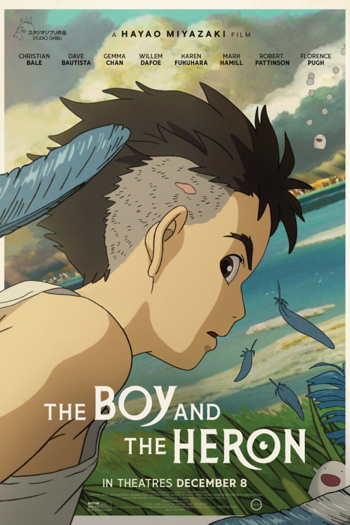 ghibli films, hayao miyazaki films, the boy and the heron, anime movies 2024