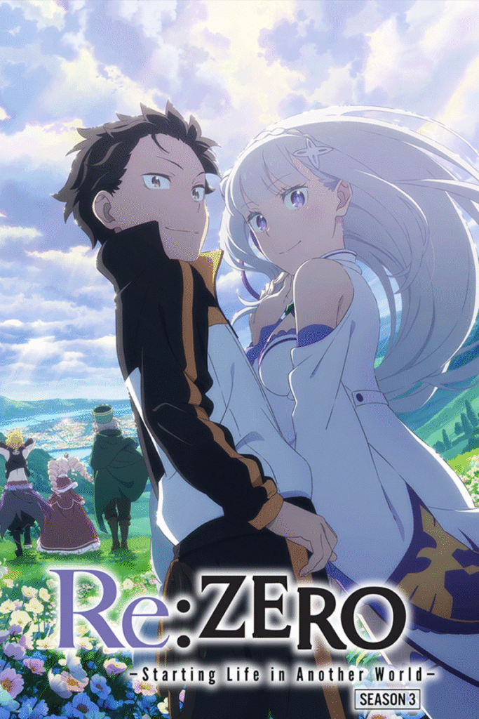 crunchyroll anime awards 2025, rezero season 3, rezero, subaru, emilia, rem