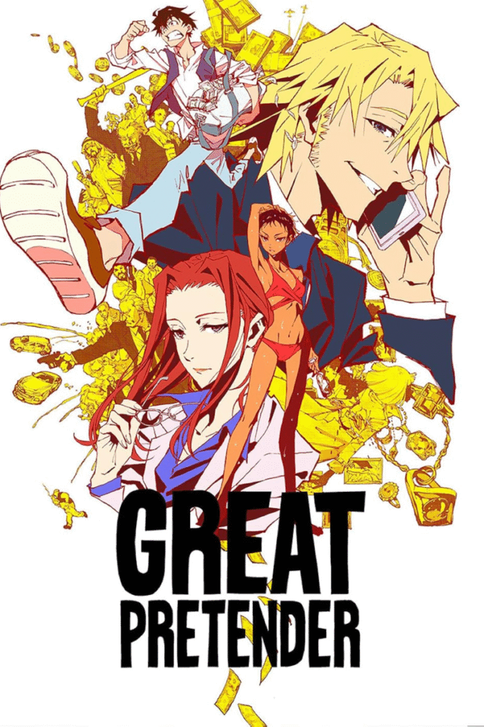 great pretender, the great pretender, the great pretender anime, great pretender netflix