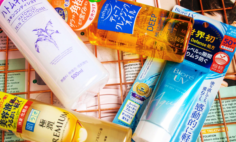 Japanese skincare beauty products