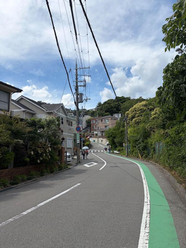 A residential street in Koyoen