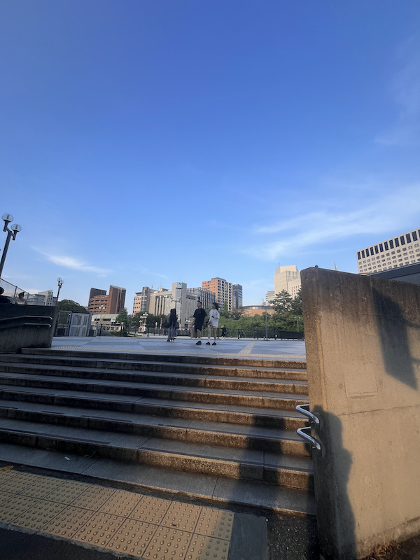 Your Name Yotsuya station stairs, real life anime spot 2.