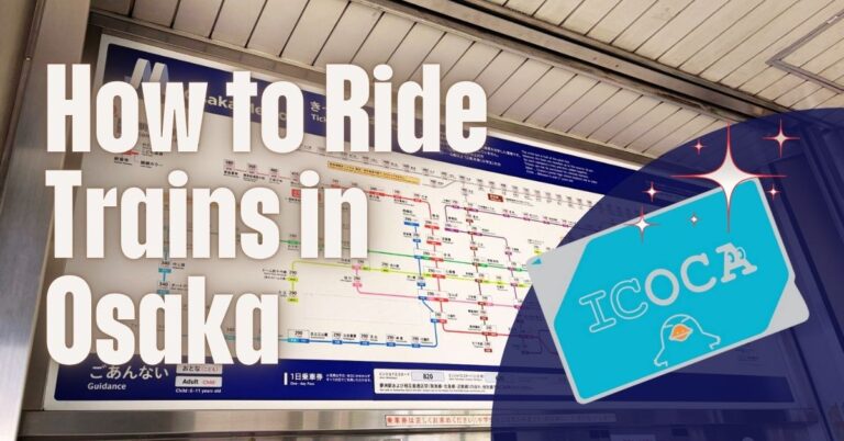 How to Use ICOCA and Ride Trains in Osaka